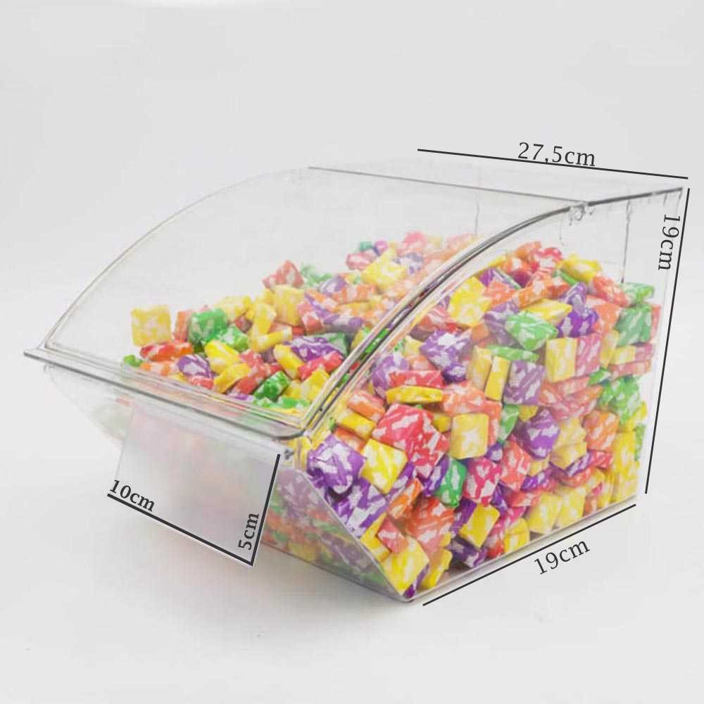 Pote em Acrílico 5 Litros para Doces e Grãos - Acrílico Store
