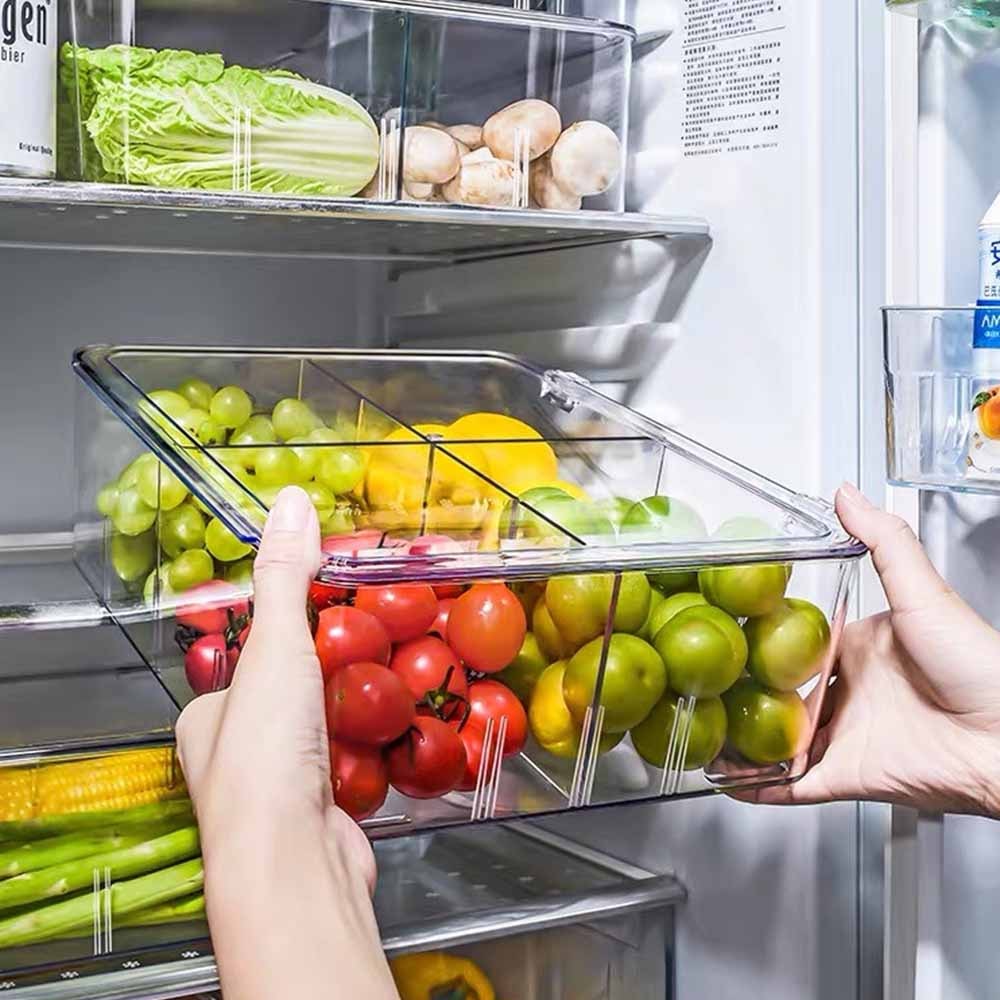 Pote em Acrílico 6 Litros com Divisórias Removíveis Pote em Acrílico 6 Litros com Divisórias Removíveis