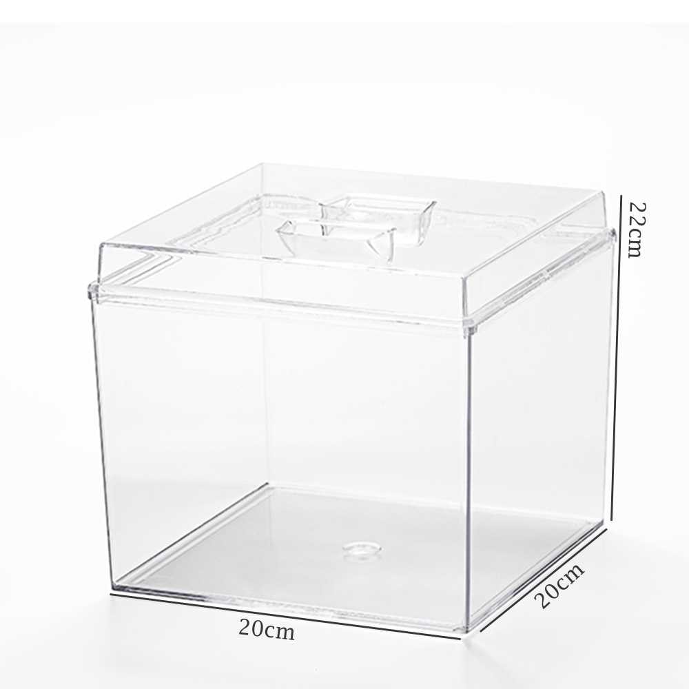 Pote em Acrílico 7.4 Litros Quadrado Pote em Acrílico 7.4 Litros Quadrado