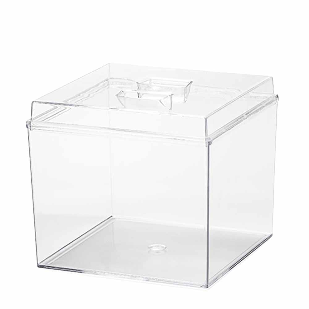 Pote em Acrílico 7.4 Litros Quadrado Pote em Acrílico 7.4 Litros Quadrado