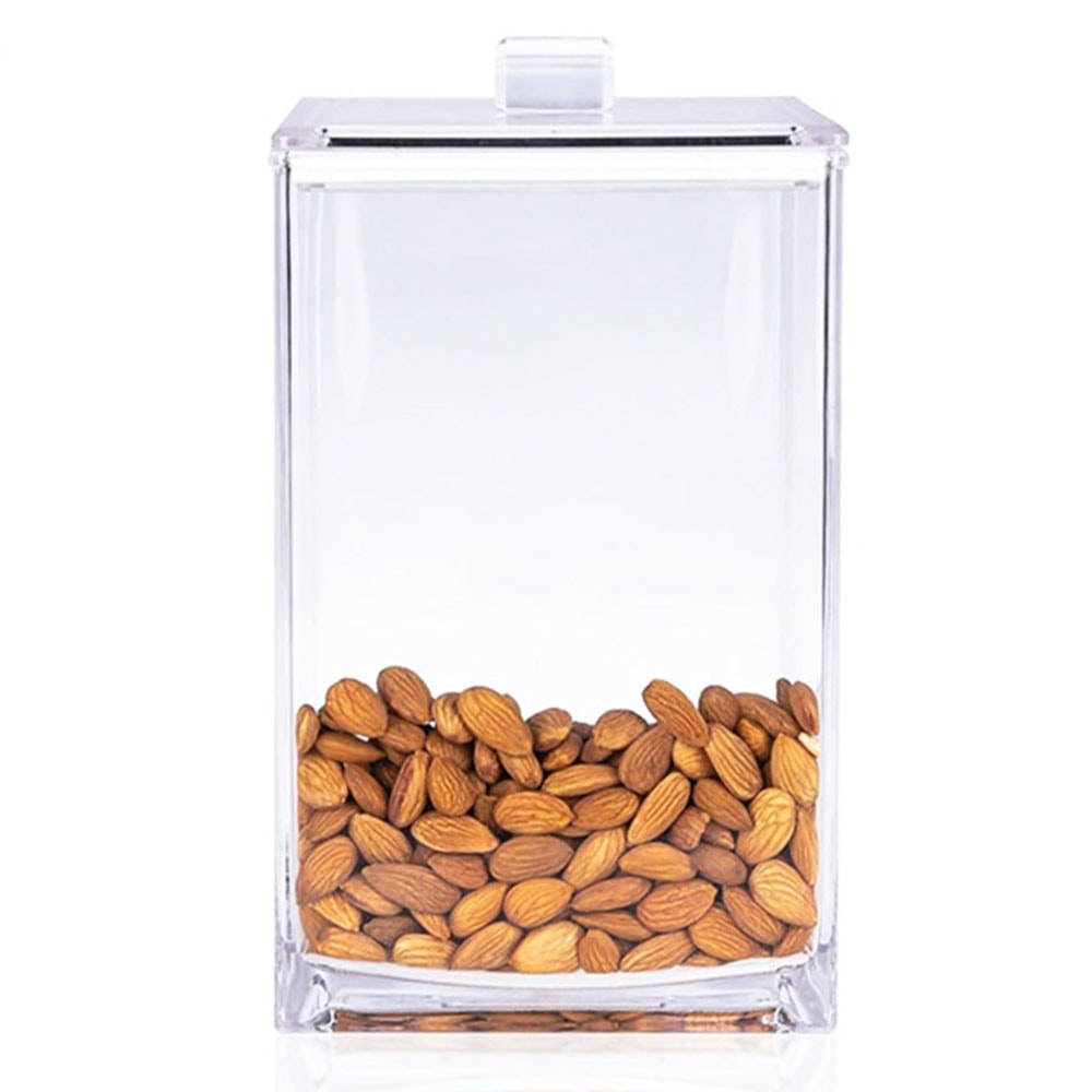 Pote em Acrílico Hermético 4 Litros para Doces e Grãos Pote em Acrílico Hermético 4 Litros para Doces e Grãos