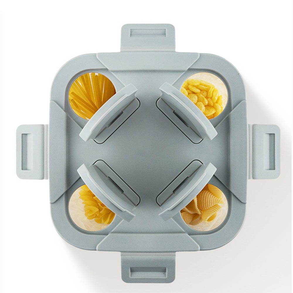 Pote Hermético 2.3 Litros Com 4 Divisórias Pote Hermético 2.3 Litros Com 4 Divisórias