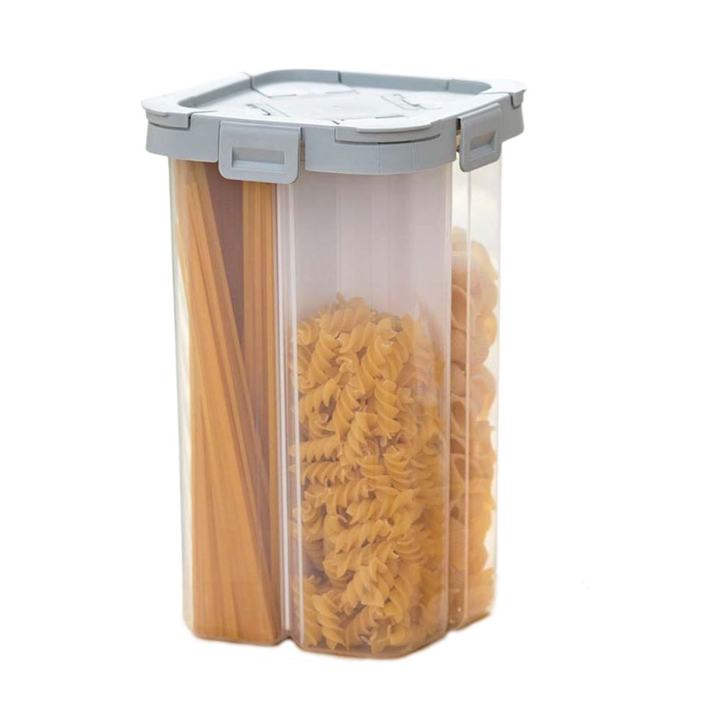 Pote Hermético 2.3 Litros Com 4 Divisórias Pote Hermético 2.3 Litros Com 4 Divisórias