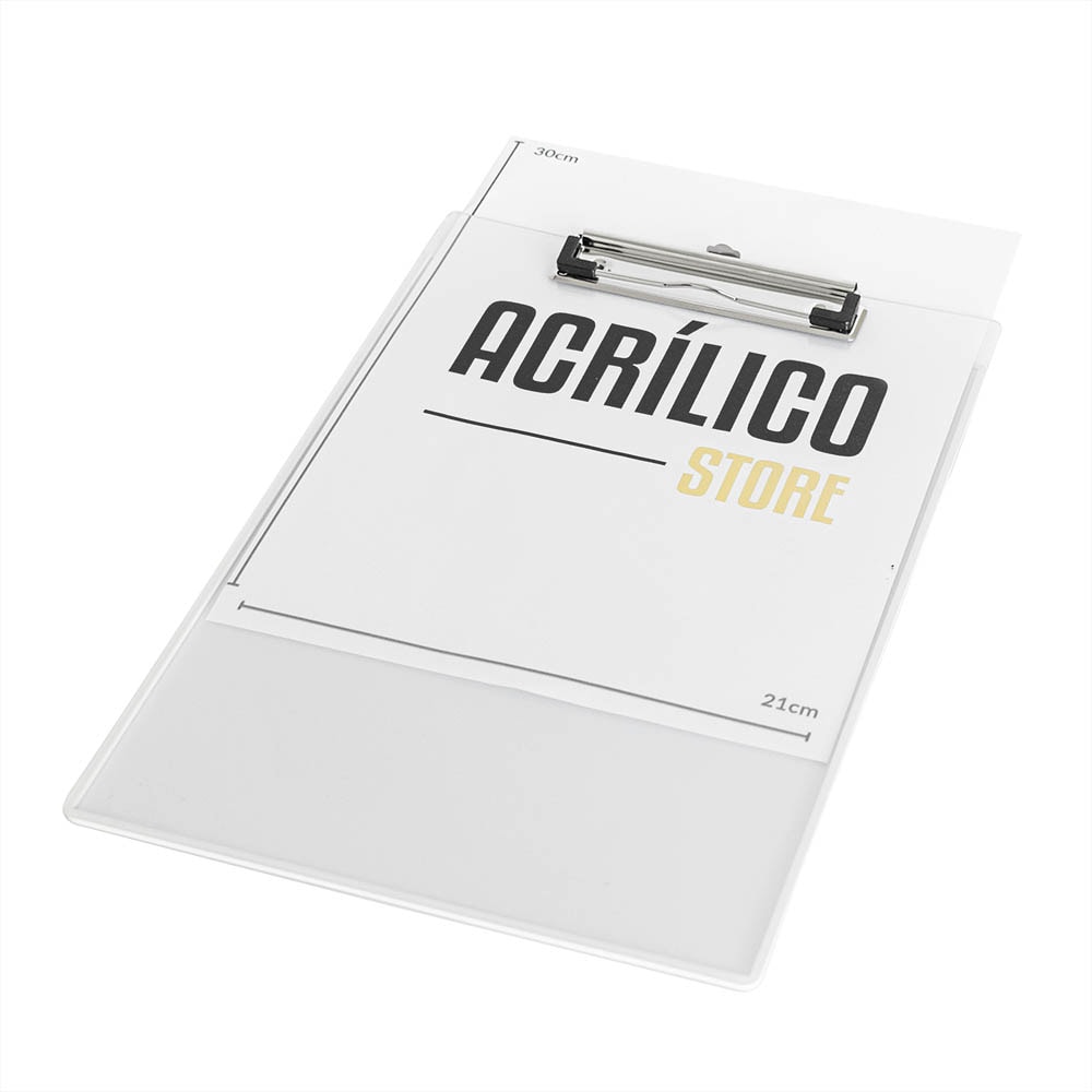 Prancheta com Bolsa A4 (21x30cm) Prancheta com Bolsa A4 (21x30cm)