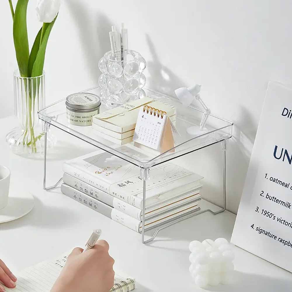 Prateleira Organizadora de Cosméticos em Acrílico Dobrável Prateleira Organizadora de Cosméticos em Acrílico Dobrável
