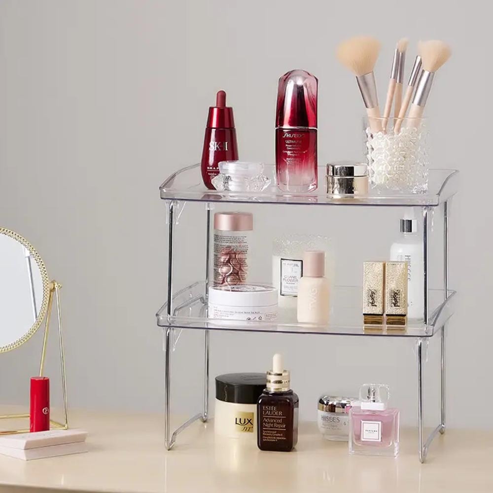 Prateleira Organizadora de Cosméticos em Acrílico Dobrável Prateleira Organizadora de Cosméticos em Acrílico Dobrável