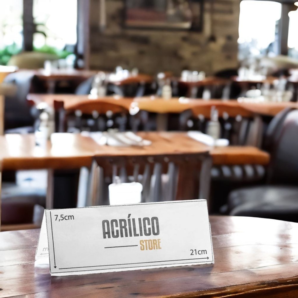 Prisma de mesa 21x7,5cm Prisma de mesa 21x7,5cm