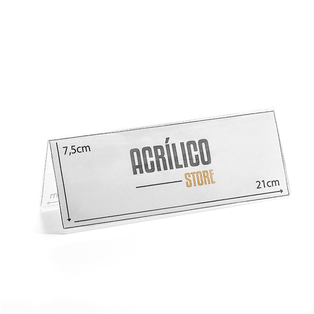 Prisma de mesa 21x7,5cm Prisma de mesa 21x7,5cm