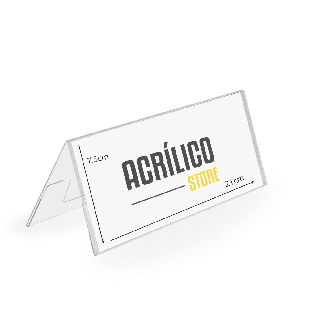 Prisma de mesa 21x7,5cm Prisma de mesa 21x7,5cm