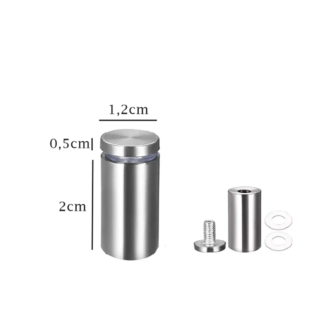 Prolongador Espaçador em Inox 12x25mm Prolongador Espaçador em Inox 12x25mm