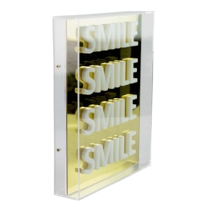 Quadro Decorativo Em Acrílico Alto Relevo - Smile