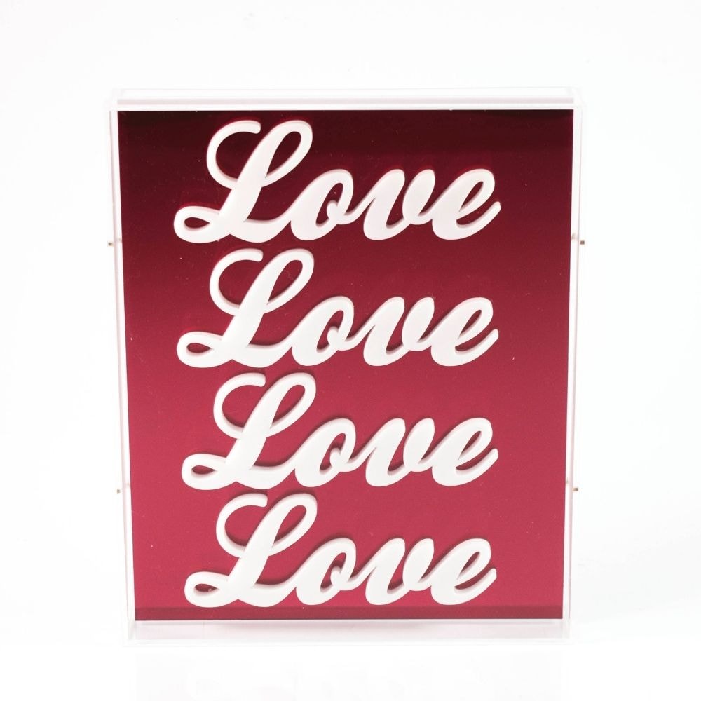
Quadro Decorativo em Acrílico Alto Relevo – Love
