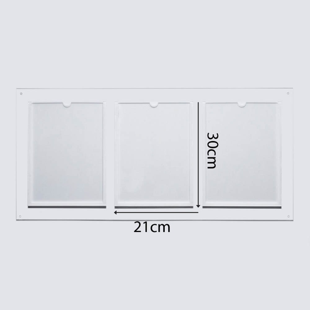 Quadro Informativo com 3 Bolsas A4 Quadro Informativo com 3 Bolsas A4