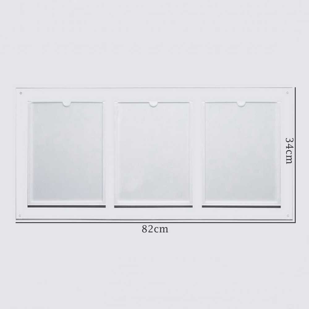 Quadro Informativo com 3 Bolsas A4 Quadro Informativo com 3 Bolsas A4