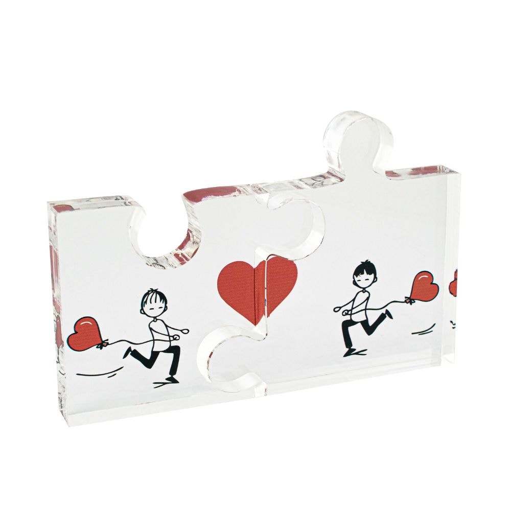 Quebra Cabeça Decorativo em Acrílico para Casal Quebra Cabeça Decorativo em Acrílico para Casal