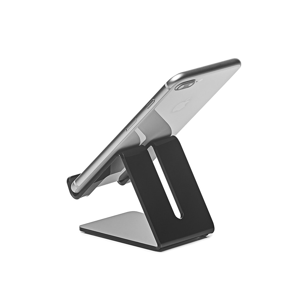 Suporte Celular Universal em Acrílico Preto Suporte Celular Universal em Acrílico Preto