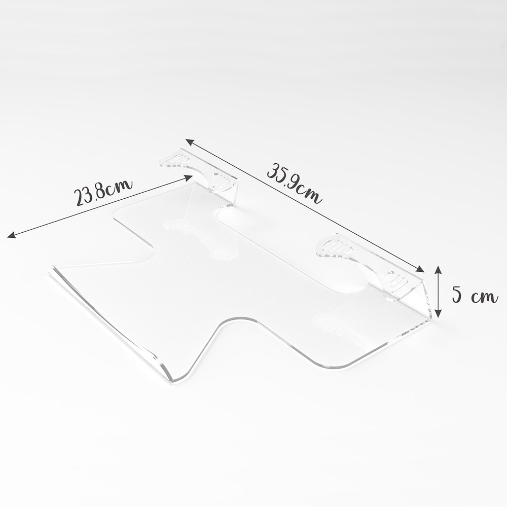 Suporte de Mesa em Acrílico para Notebook Suporte de Mesa em Acrílico para Notebook