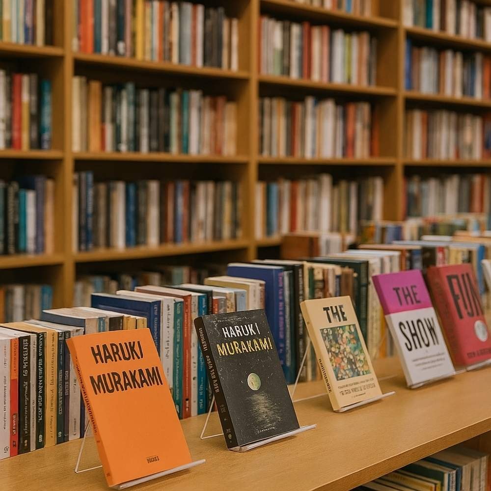 Suporte em Acrílico para Livros