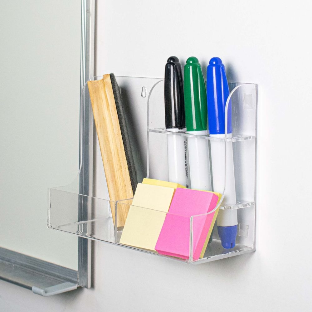 Suporte em Acrílico Para Pincéis Atômicos e Apagador Suporte em Acrílico Para Pincéis Atômicos e Apagador