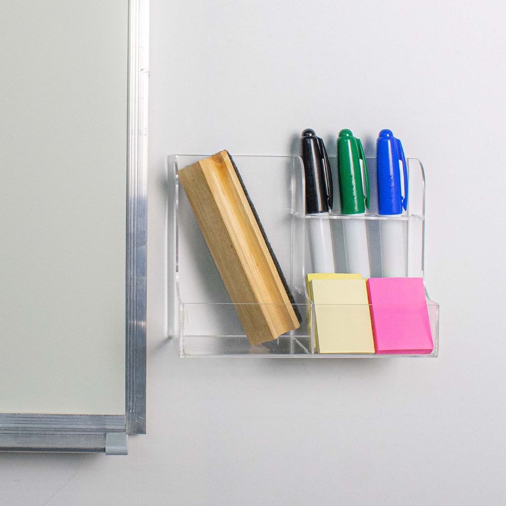 Suporte em Acrílico Para Pincéis Atômicos e Apagador Suporte em Acrílico Para Pincéis Atômicos e Apagador