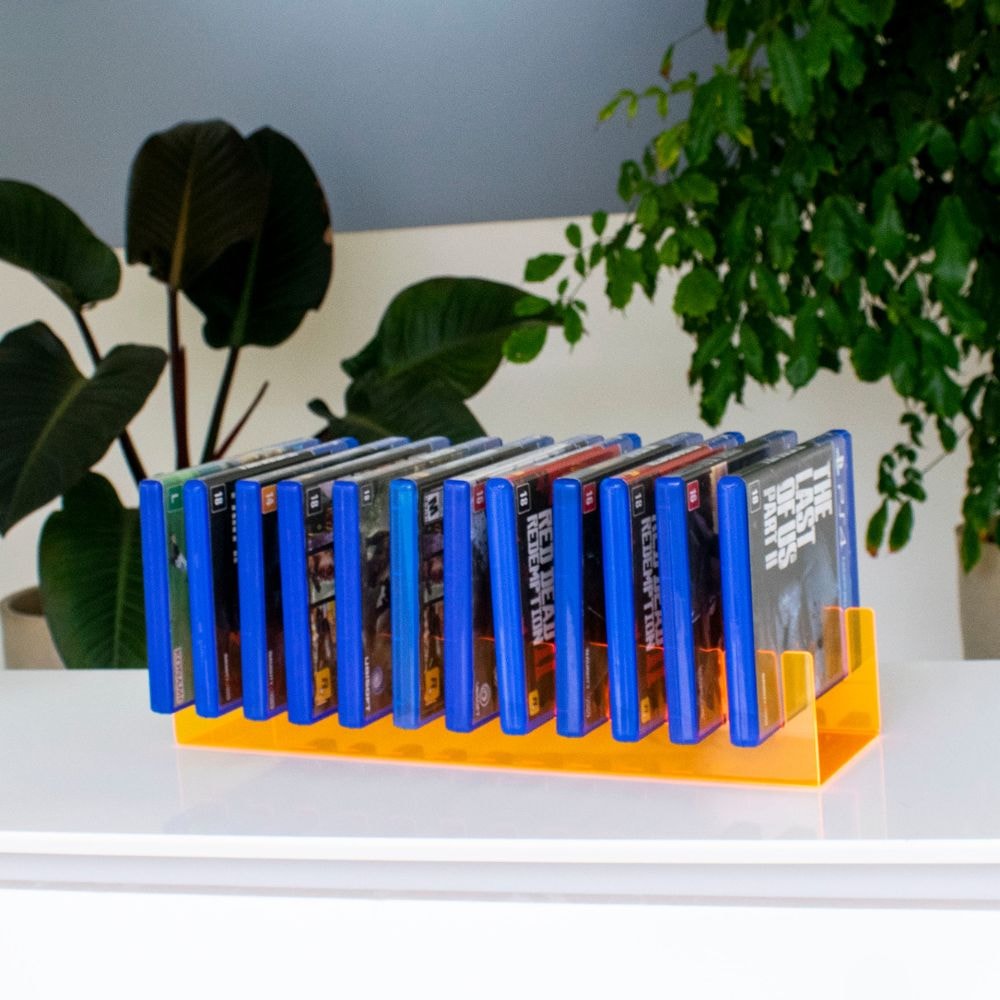 Suporte Organizador em Acrílico Para Jogos Suporte Organizador em Acrílico Para Jogos