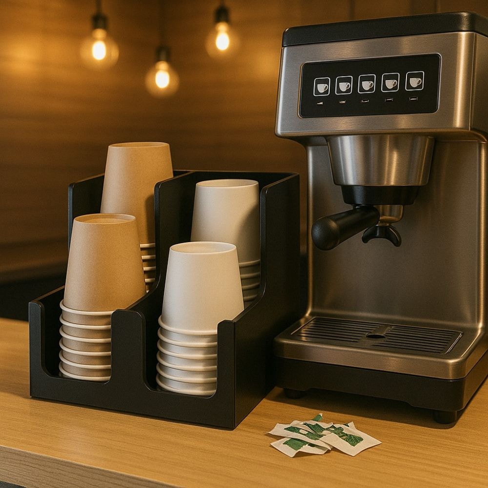 Suporte Pequeno Organizador de Copos para Bancada Suporte Pequeno Organizador de Copos para Bancada