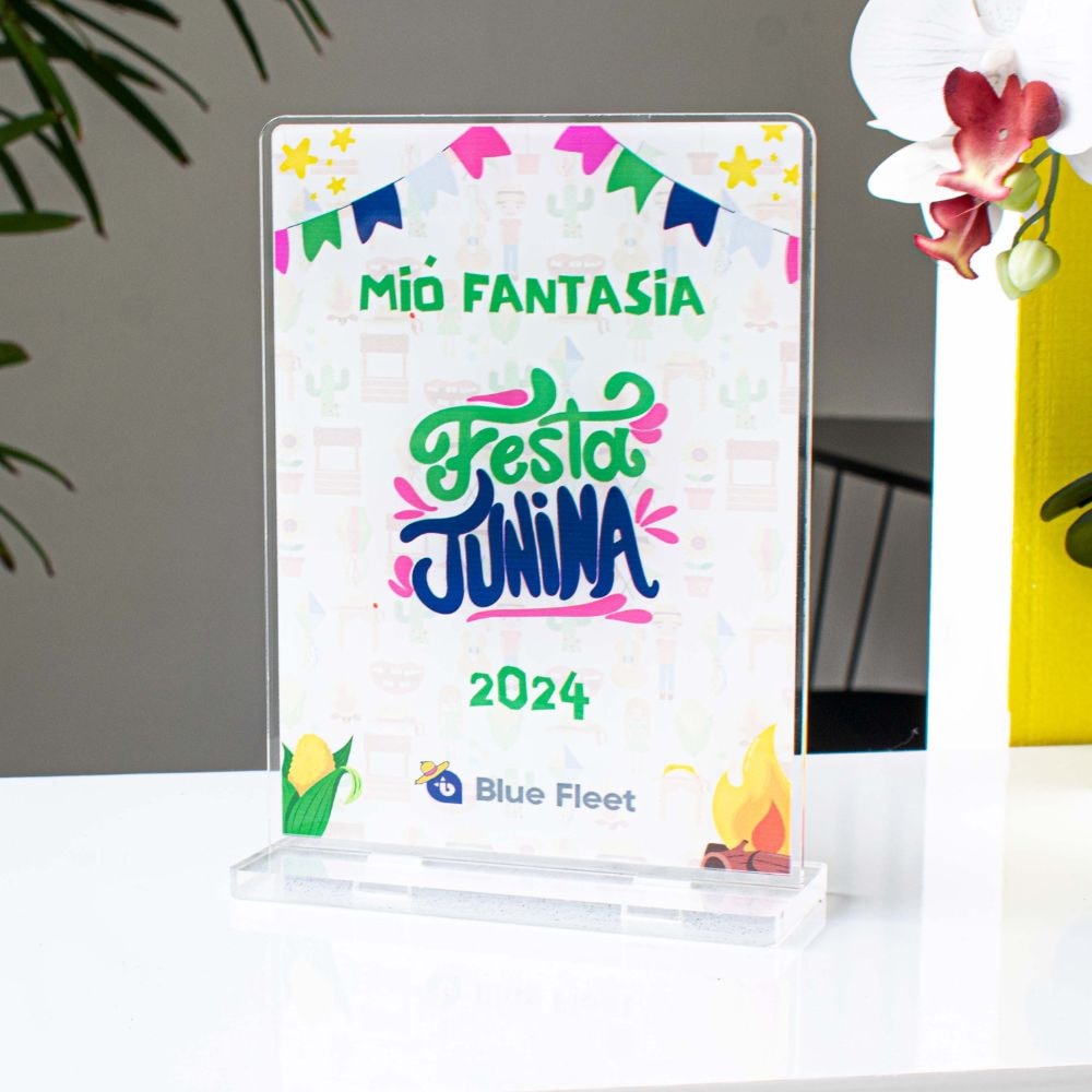 Troféu em Acrilico Personalizado 10x15cm Troféu em Acrilico Personalizado 10x15cm