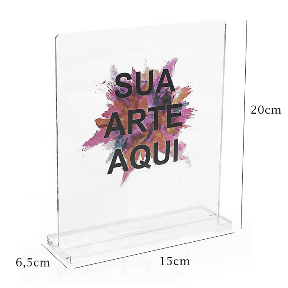 Troféu em Acrilico Personalizado 15x20cm Troféu em Acrilico Personalizado 15x20cm