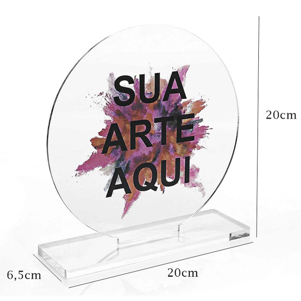 Troféu em Acrilico Personalizado 20cm Troféu em Acrilico Personalizado 20cm