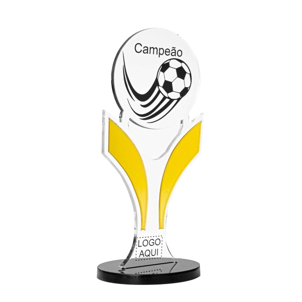 Troféu em Acrílico Personalizado Esportivo Futebol Troféu em Acrílico Personalizado Esportivo Futebol